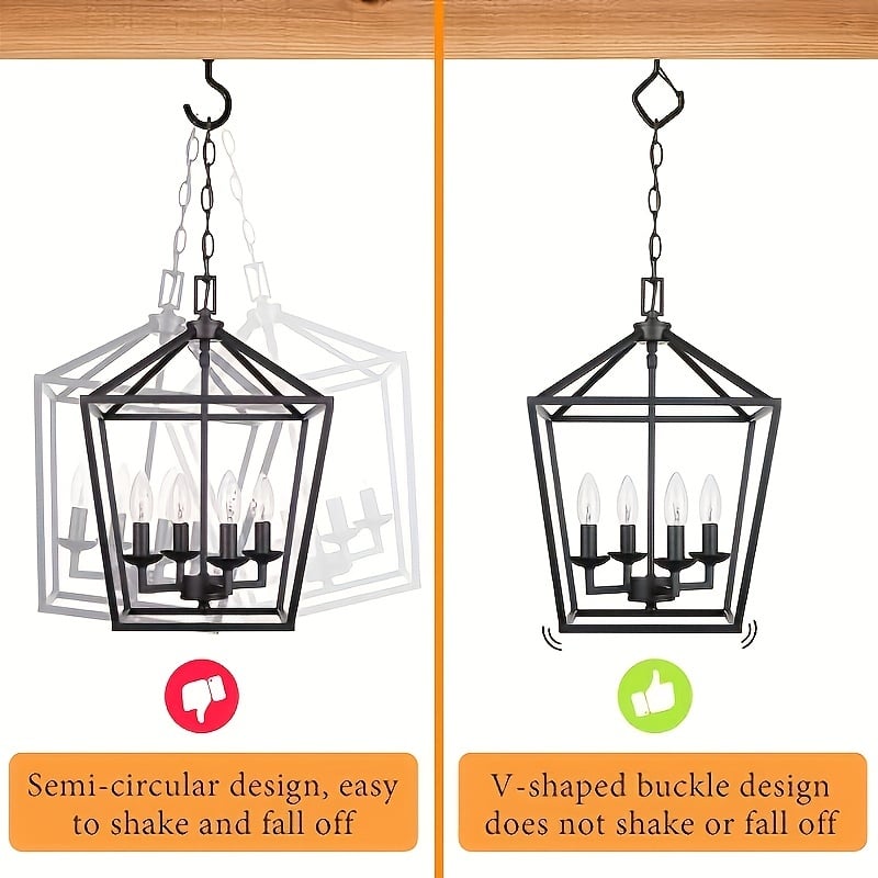 Secure Square Stainless Decor Hanging Hooks Product Image 05