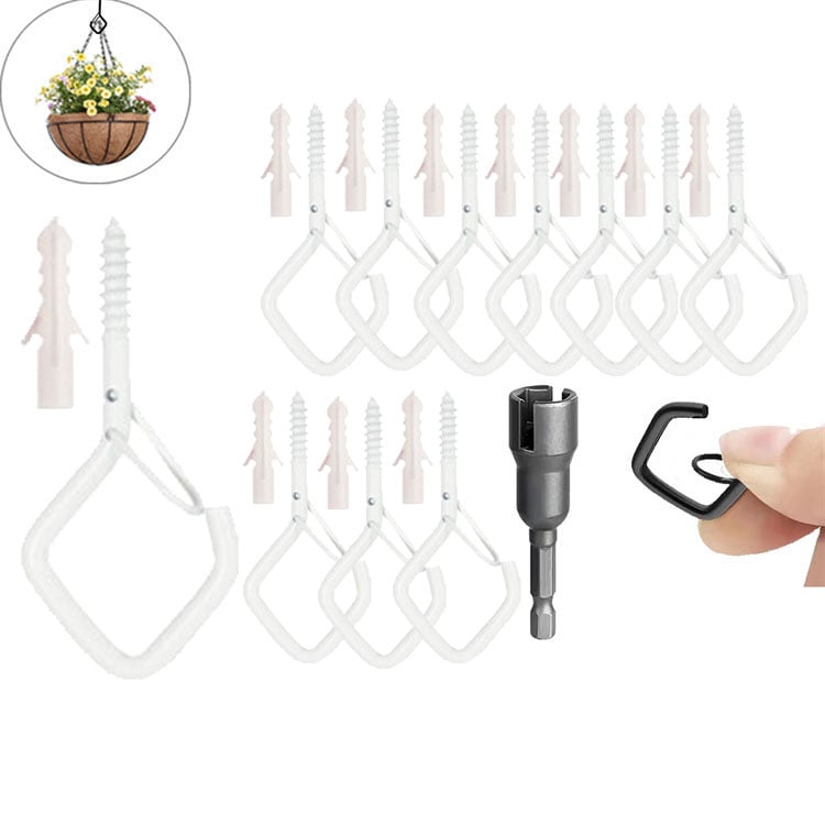 Secure Square Stainless Decor Hanging Hooks Product Image 07