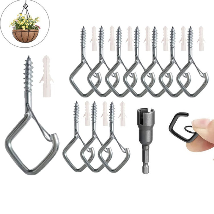 Secure Square Stainless Decor Hanging Hooks Product Image 08
