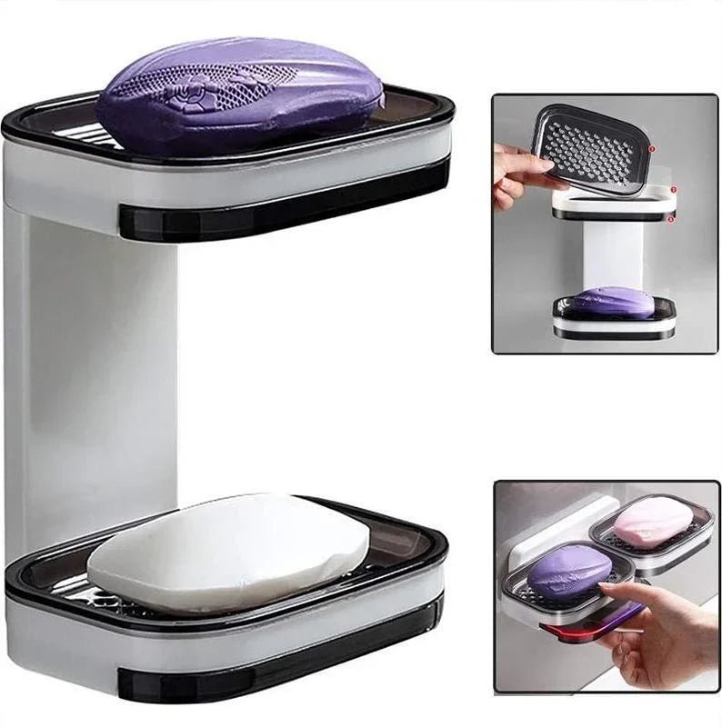 Self Draining Adhesive Soap Holder Product Image 02