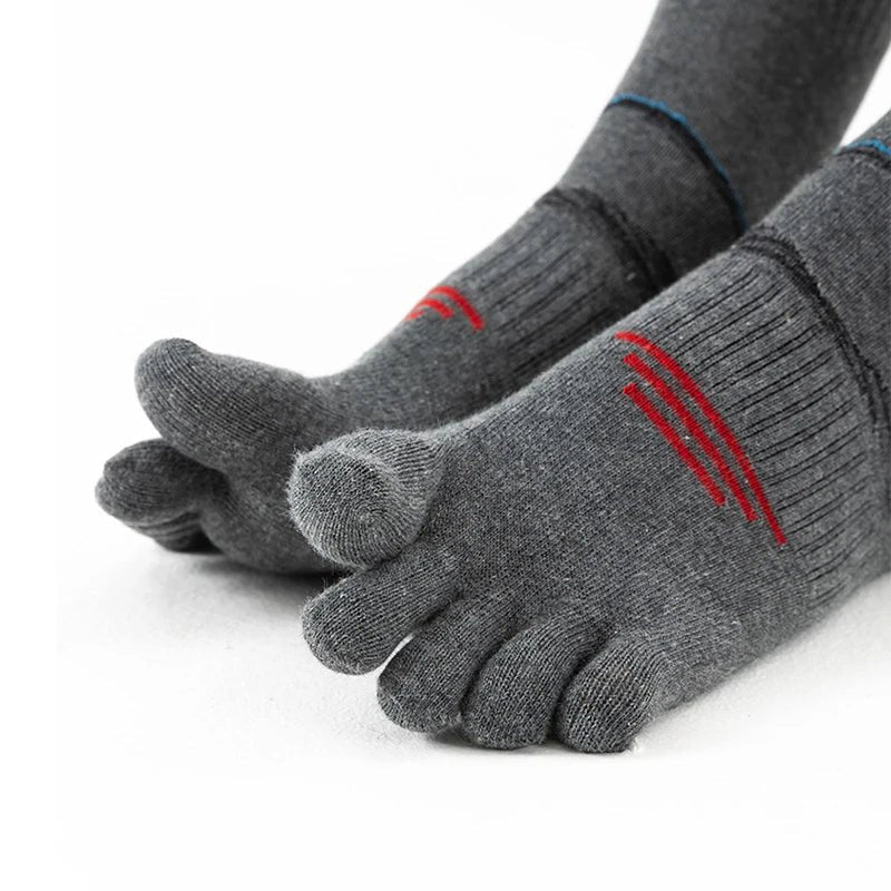 Toe Fit Performance Socks — Breathable Blister - Resistant Comfort (dark blue EU39 - 44) - | Zavonix