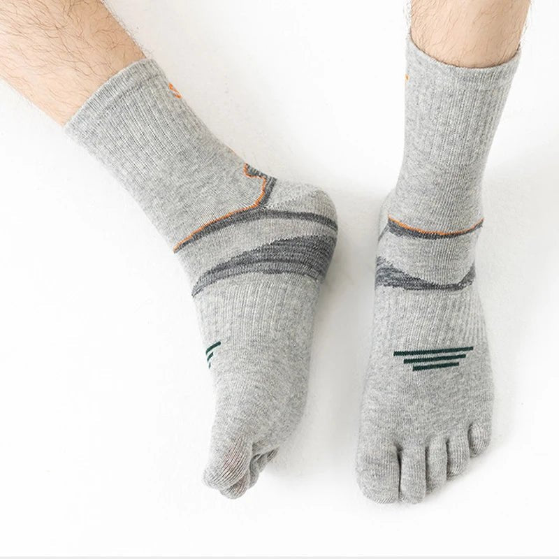 Toe Fit Performance Socks — Breathable Blister - Resistant Comfort (dark blue EU39 - 44) - | Zavonix