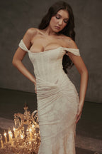 Seraphina Dress™ — Flawlessly Defined Waist, Timeless Elegance (Apricot L) - | Zavonix