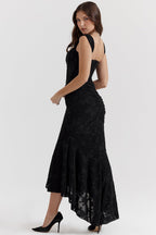 Seraphina Dress™ — Flawlessly Defined Waist, Timeless Elegance (Black L) - | Zavonix