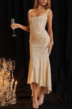 Seraphina Dress™ — Flawlessly Defined Waist, Timeless Elegance (Apricot L) - | Zavonix