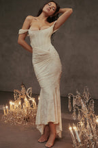 Seraphina Dress™ — Flawlessly Defined Waist, Timeless Elegance (Apricot L) - | Zavonix