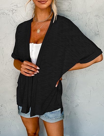 Serena Airy Short Sleeve Cardigan Product Image 05