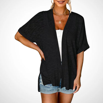 Serena Airy Short Sleeve Cardigan Product Image 09