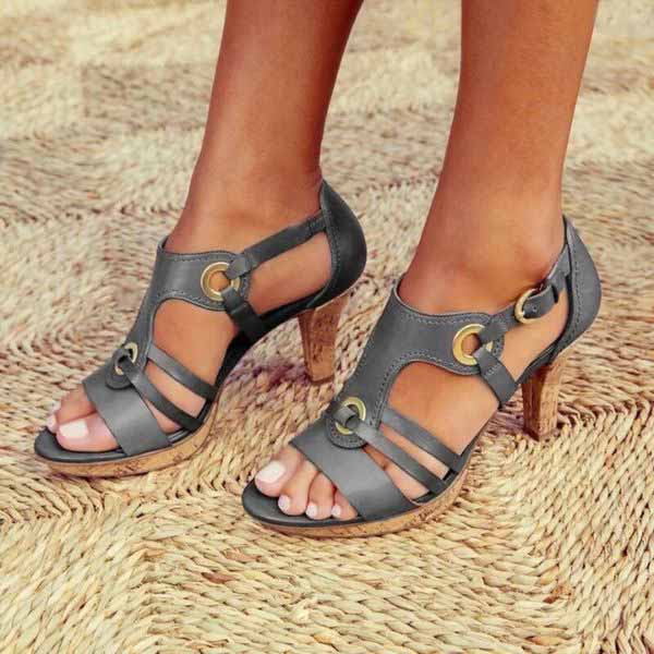 Serena Ring-Detail Heeled Sandals product image 1