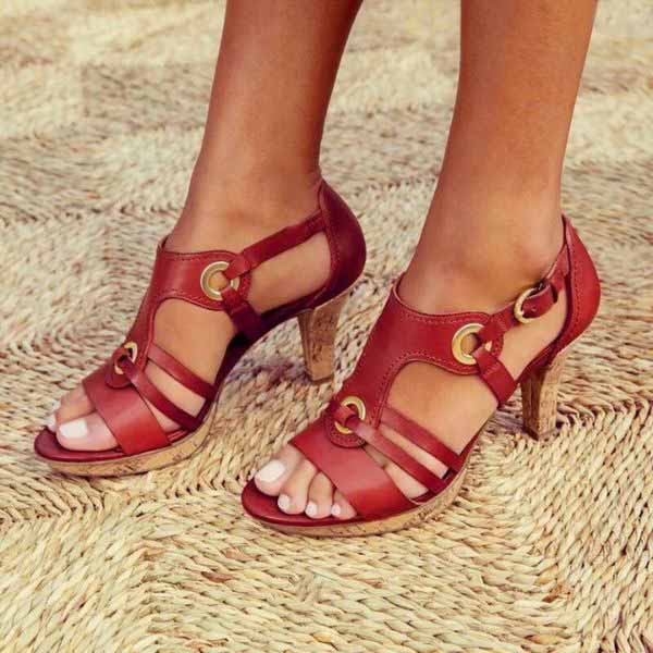 Serena Ring-Detail Heeled Sandals product image 3