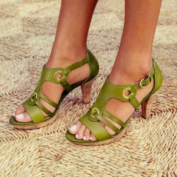 Serena Ring-Detail Heeled Sandals product image 4