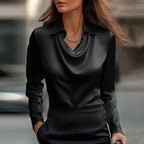 Serena Satin Top (White XS) - | Zavonix