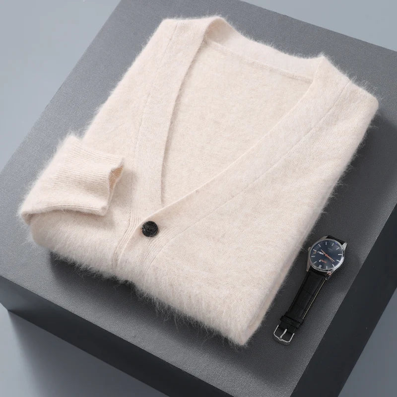 Serenity Cashmere Cardigan (Camel S) - | Zavonix