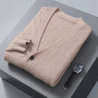 Serenity Cashmere Cardigan (Camel S) - | Zavonix