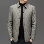 Severo — Quilted Lightweight Insulated Jacket with Snap Buttons (Blue S) - | Zavonix