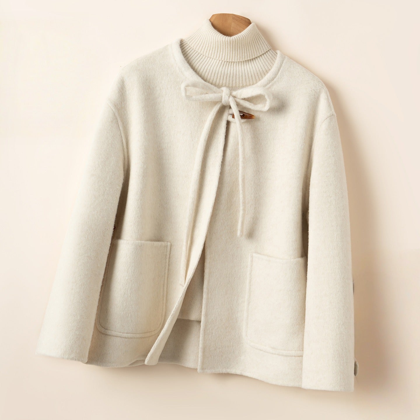 SHIRA WOOL COAT (Camel XS) - | Zavonix