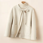 SHIRA WOOL COAT (Cream XS) - | Zavonix