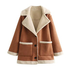 "Siena" Shearling Jacket (XS ) - | Zavonix