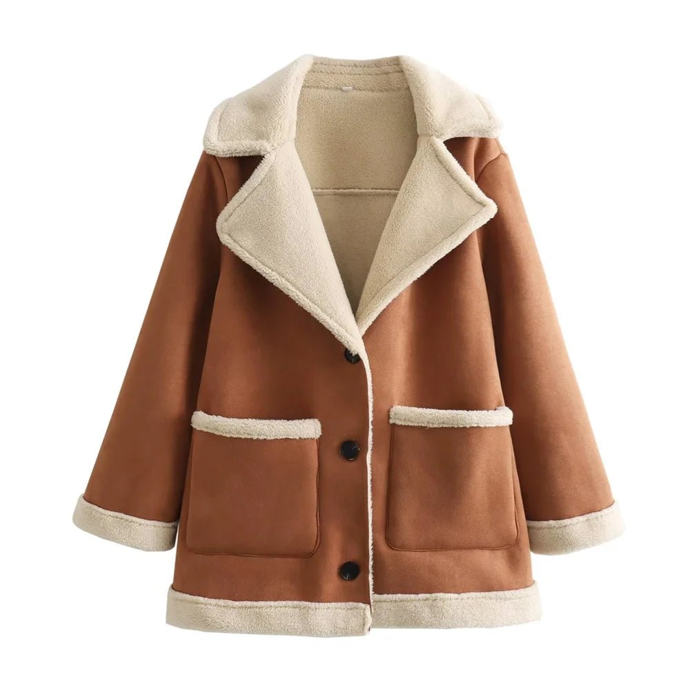 "Siena" Shearling Jacket (XS ) - | Zavonix