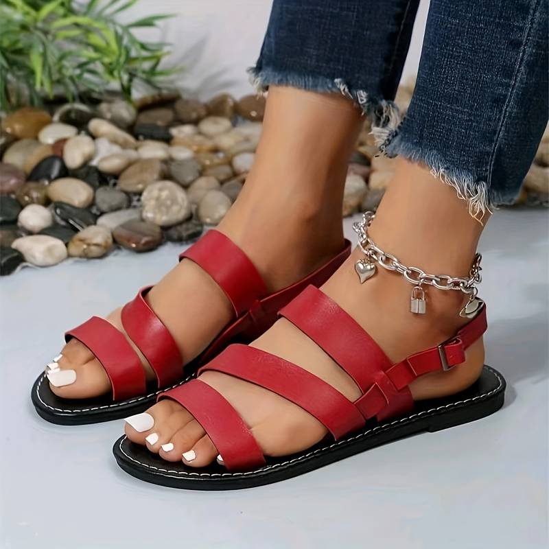 Siena Three-Strap Flat Sandals product image 2