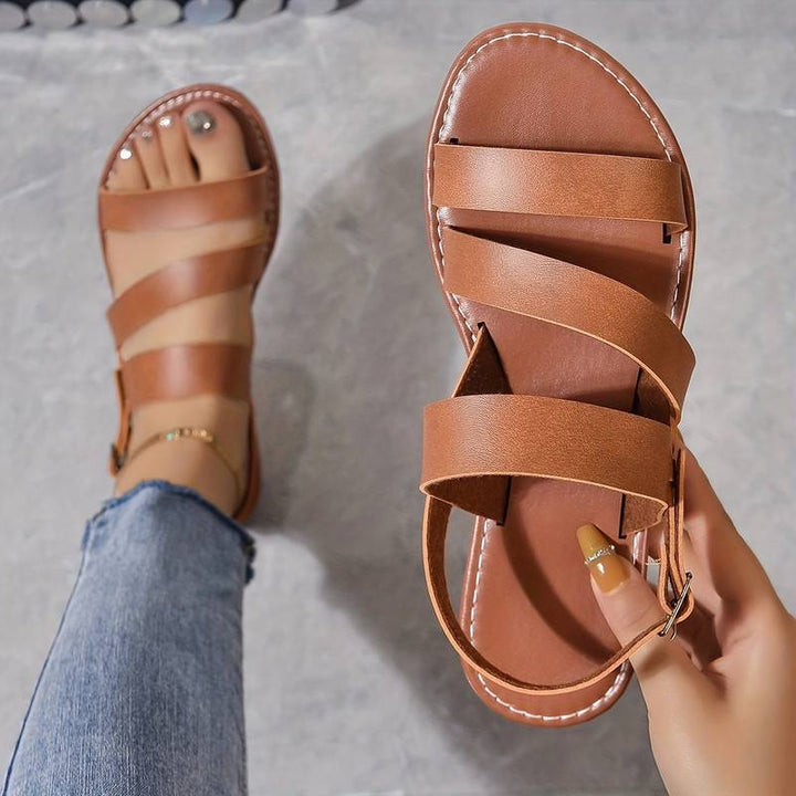 Siena Three-Strap Flat Sandals product image 4