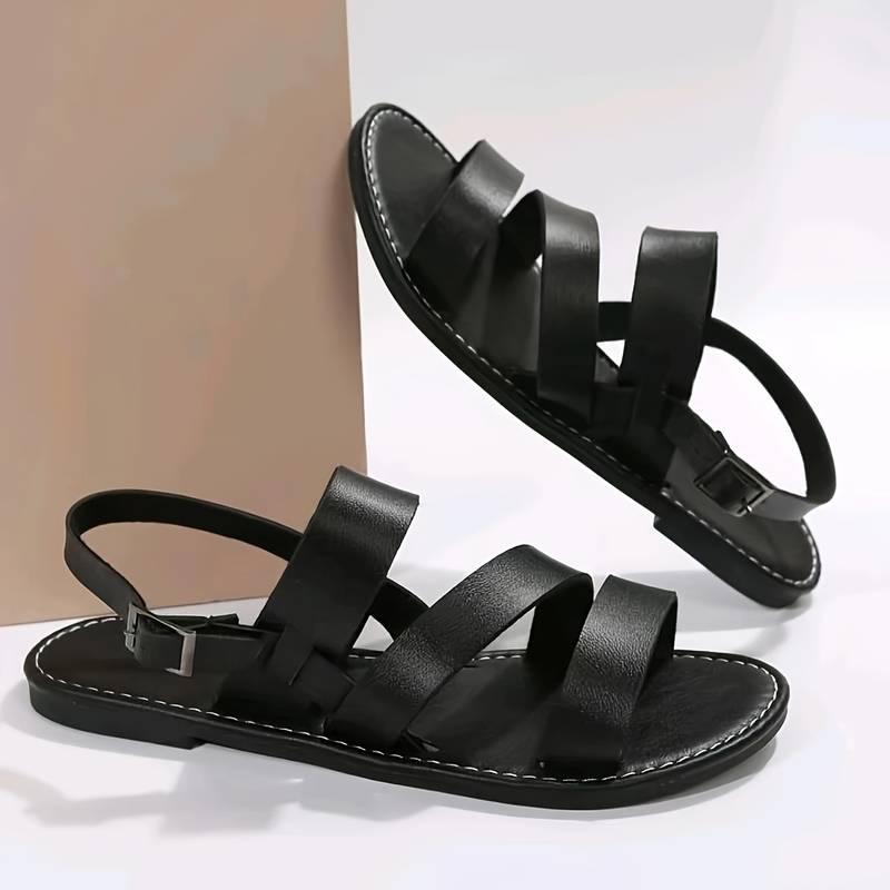 Siena Three-Strap Flat Sandals product image 5