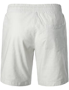 Sidra Breeze Shorts — Men's Lightweight Linen Cotton Casual Shorts (Gray S) - Shorts | Zavonix
