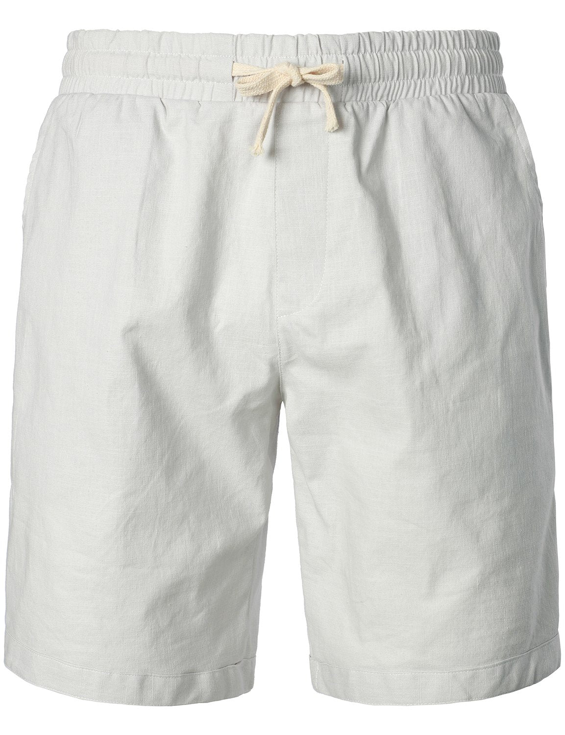 Sidra Breeze Shorts — Men's Lightweight Linen Cotton Casual Shorts (Gray S) - Shorts | Zavonix