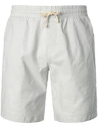 Sidra Breeze Shorts — Men's Lightweight Linen Cotton Casual Shorts (Navy blue S) - Shorts | Zavonix