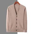 Serenity Cashmere Cardigan (Army Green S) - | Zavonix
