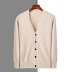 Serenity Cashmere Cardigan (Army Green S) - | Zavonix