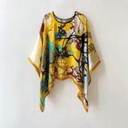 Silk Shawls™ — Wrap Yourself in Unforgettable Softness and Unstoppable Elegance (Morning Bloom One - Size - Fits - All) - | Zavonix