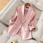 SilkPower Blazer™ — Own Every Room with Unstoppable Confidence and Glow - Zavonix