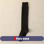 Silky Soft Breathable Stockings — Odor - Resistant Comfort Fit for EU35 - 39 (5 Pairs black EU35 - 39) - | Zavonix