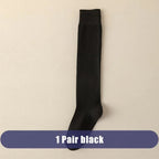 Silky Soft Breathable Stockings — Odor - Resistant Comfort Fit for EU35 - 39 (5 Pairs black EU35 - 39) - | Zavonix