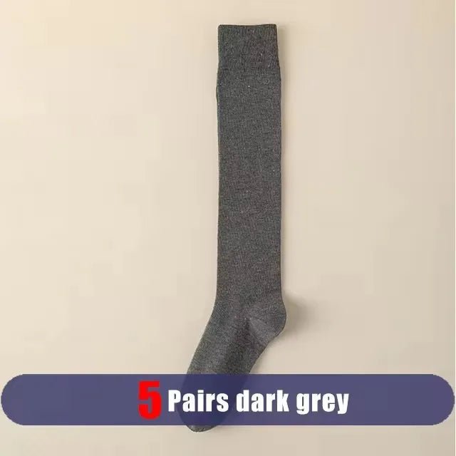 Silky Soft Breathable Stockings — Odor - Resistant Comfort Fit for EU35 - 39 (5 Pairs dark grey EU35 - 39) - | Zavonix