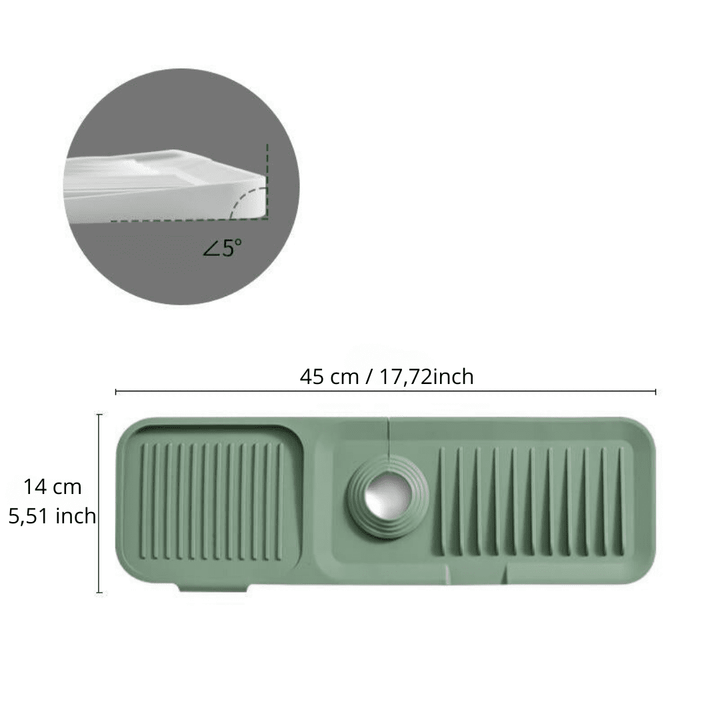Silo Dish Drying Mat | Soft Silicone, Self-Draining Design