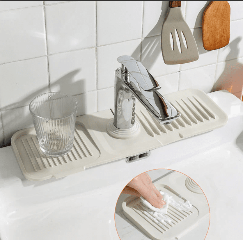 Silo Dish Drying Mat | Soft Silicone, Self-Draining Design