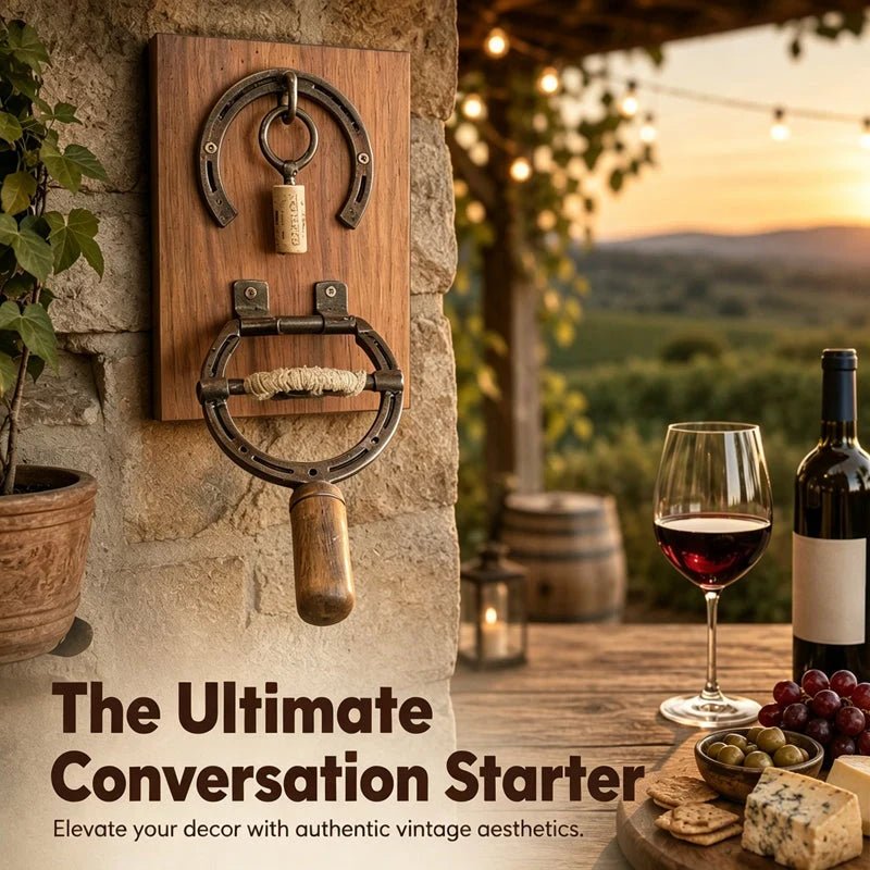 Silver Iron Wall Mounted Wine Opener Product Image 04