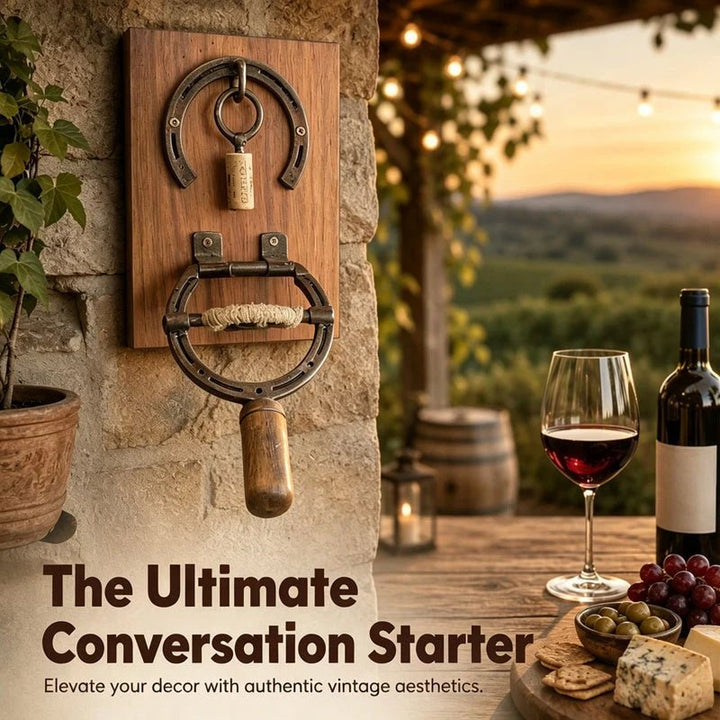 Silver Iron Wall Mounted Wine Opener Product Image 04