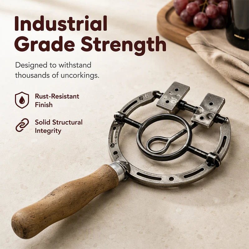 Silver Iron Wall Mounted Wine Opener Product Image 06