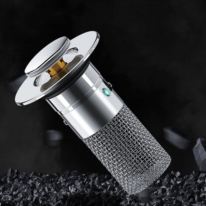 Sink Drain Stopper | Pop-Up Press Bounce | Stainless Steel Hair Catcher