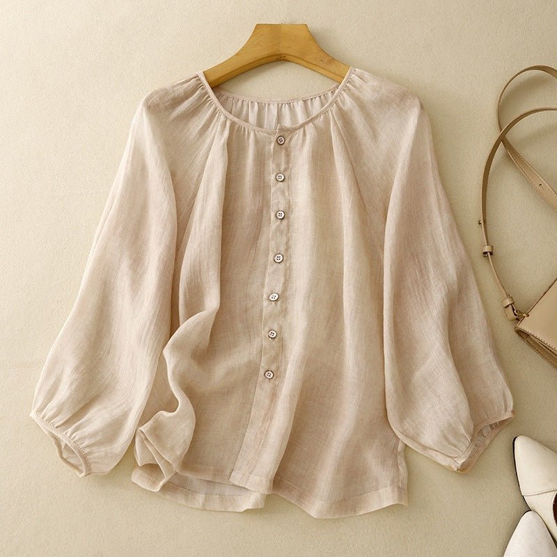 SkyLoom™ Blouse — Dress in Featherlight Power and Own Every Moment with Confidence (XS ) - | Zavonix
