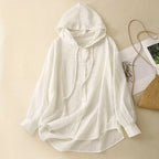 SkyVeil Linen™ — Feel Weightless Confidence Wrapped in Breathable Luxury (White XS) - | Zavonix