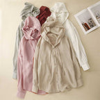 SkyVeil Linen™ — Feel Weightless Confidence Wrapped in Breathable Luxury (Beige XS) - | Zavonix