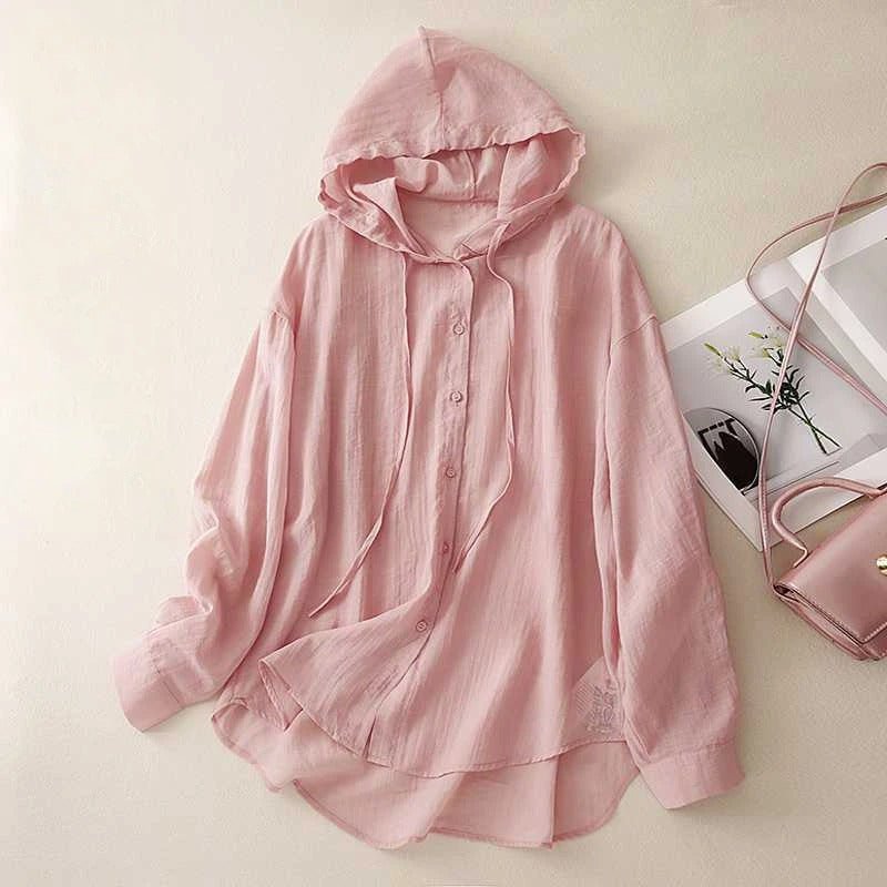 SkyVeil Linen™ — Feel Weightless Confidence Wrapped in Breathable Luxury (Pink XS) - | Zavonix
