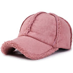 Suede - Like Baseball Cap (Pink ) - | Zavonix
