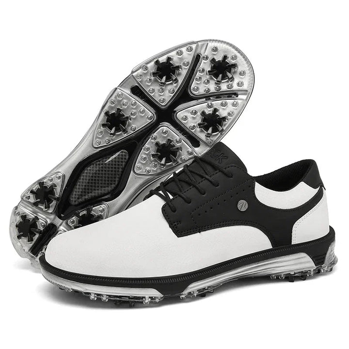 StridePro™ Leather Golf Shoes (Brown 6) - | Zavonix