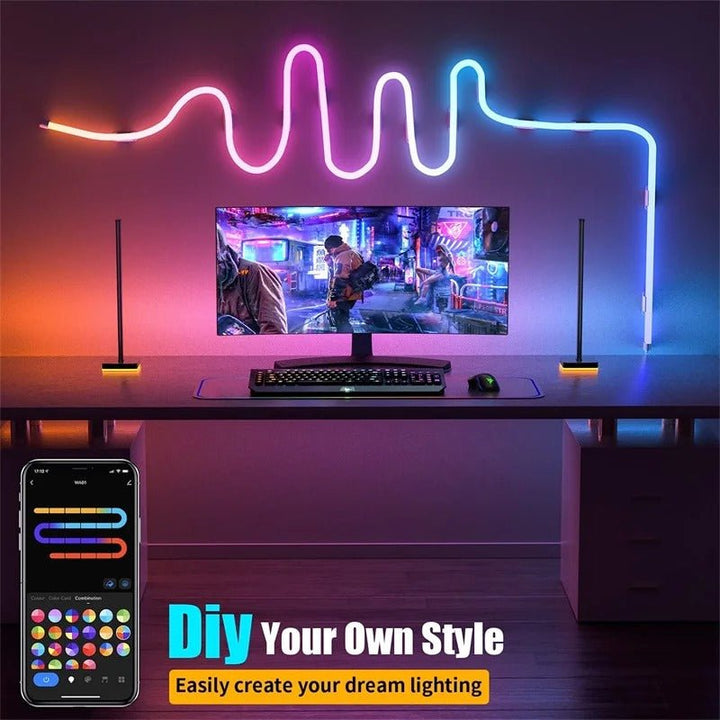Sleek LED Strip Lights | Flexible, Waterproof, Music-Responsive