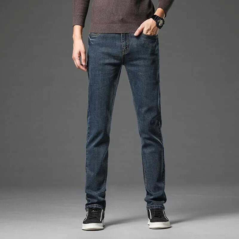 Slim Fit Jeans (Blue XS (28 US)) - | Zavonix